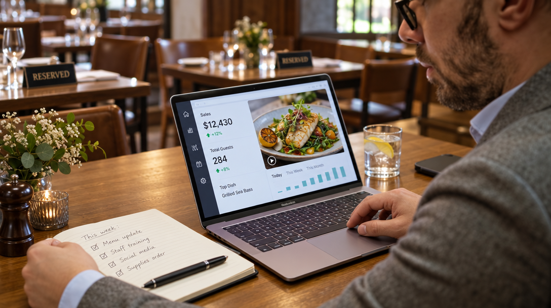 Une restauratrice analyse les résultats de ses publications.